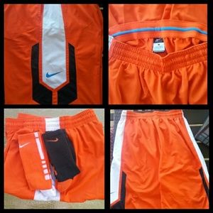 Nike Orange short with Socks